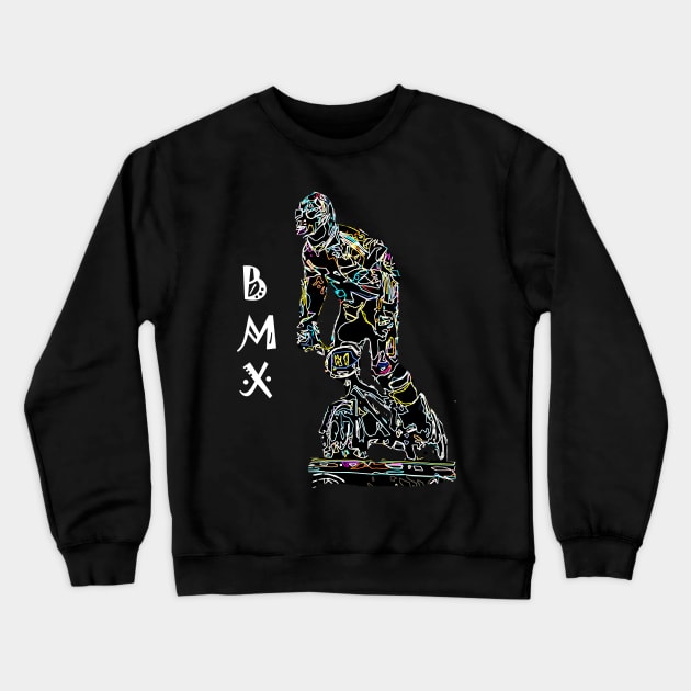 bmx Crewneck Sweatshirt by rickylabellevie